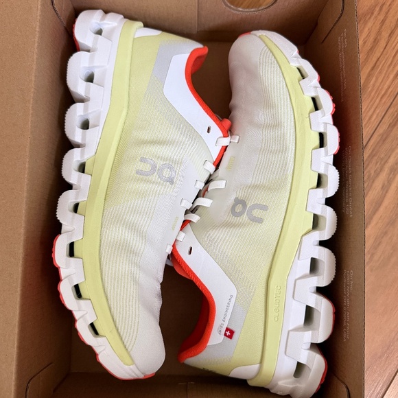 On Running Cloudflow 4 – Women’s Size 9 – White/Hay – Worn Once - Picture 1 of 7